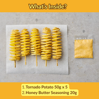 [Ashley] Honey Butter Tornado Potato (50g*5pcs) / 애슐리 허니버터 회오리 감자 (5개입)