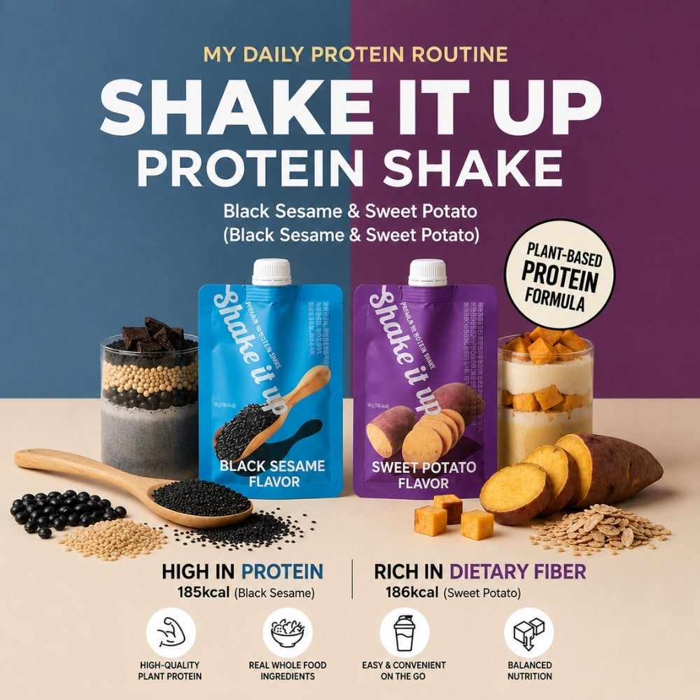 [CH] Shake It Up ZERO-Sugar Protein Pouch Shake 45g 185kcal / 천효 쉐이크잇업 단백질 프로틴 쉐이크 45g