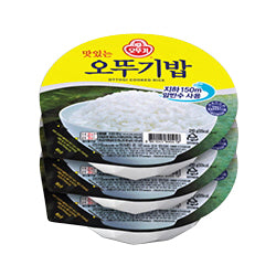 Ottogi Cooked White Rice 210gx3ea/ 오뚜기 흰밥 210g*3개입