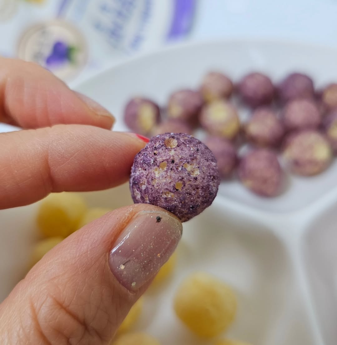[AGE][Bayby Snack] Corn Ball Poppop (Apple/Blueberry/Strawberry)20g 아가애 콘볼 팝팝 (사과/블루베리/딸기)20g