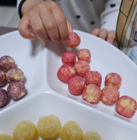[AGE][Bayby Snack] Corn Ball Poppop (Apple/Blueberry/Strawberry)20g 아가애 콘볼 팝팝 (사과/블루베리/딸기)20g