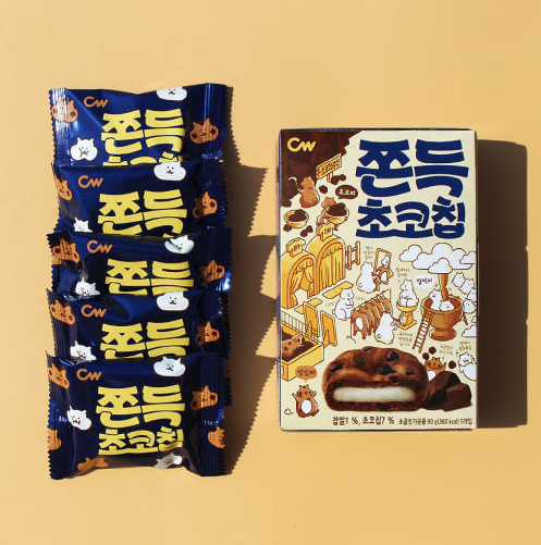 CW Chewy Choco Chip 90g(5pcs) 청우 쫀득 초코칩 90g(5개입)