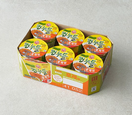 [ottogi]Cup Glass Noodle Rose Flavor 49.8gx6cup 오뚜기 컵누들 로제맛 49.8gx6개입 (165kcal)