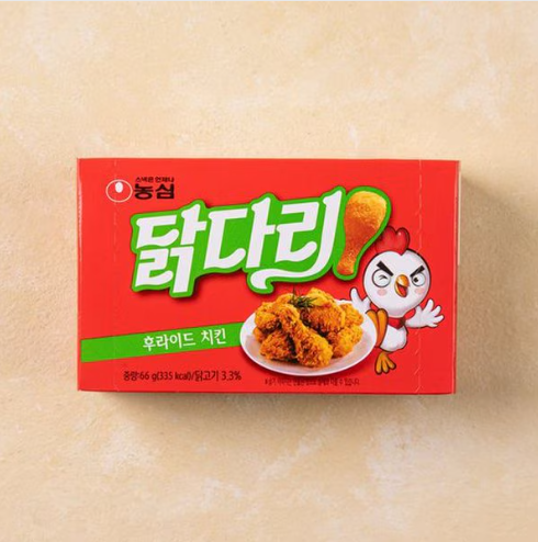 [Nongshim] Chicken Leg Chip 66g 농심 닭다리 후라이드 치킨 66g