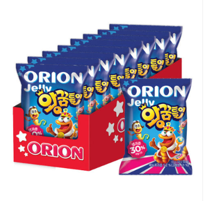 [Bundle of 3] [ORION] King's Jelly 80g 오리온 왕꿈틀이 젤리 80g