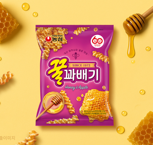 [Nongshim]Honey Twist Snack 90g 농심 꿀꽈배기 90g