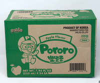 [Carton Deal] Pororo Drink 235mlx24Bottle (Blueberry / Milk / Shine Muscat / Apple / Strawberry / Peach)