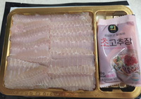 [SUH] Frozen Fermented Skate Wing Slices 190g 수협 냉동 숙성 홍어회 날개 190g