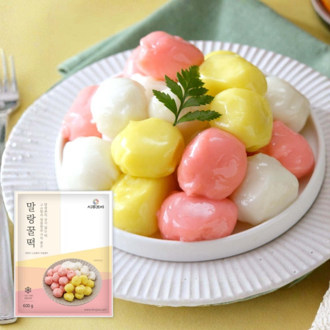 [Sirujoa] Unhardened Korean honey Rice Cake 600g (40g x 15ea) / 시루조아 굳지않는 말랑 꿀떡 600g (40g x 15개입)
