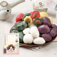 [Sirujoa] Unhardened 5-color Glutinous Rice Cake Songpyeon 500g (50g*10ea) / 시루조아 굳지않는 5색 찹쌀 송편 500g