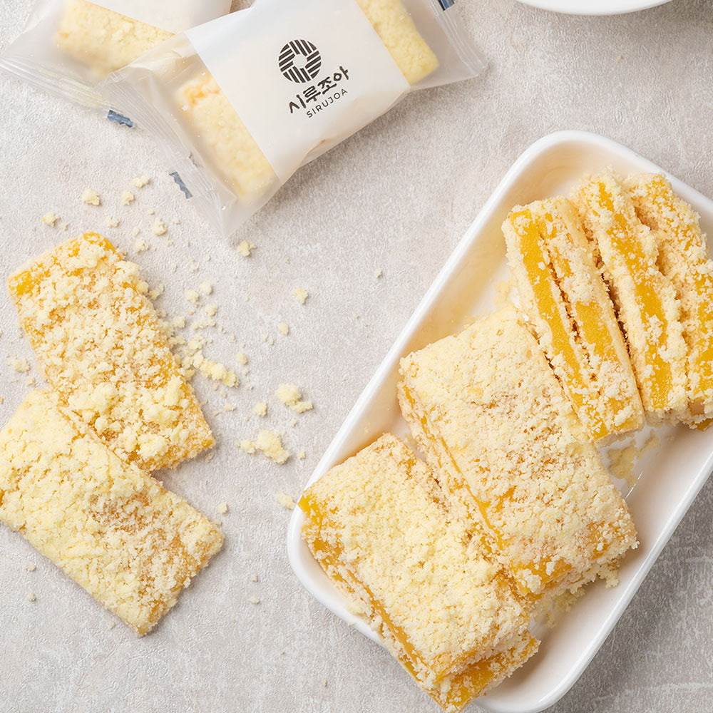 [Sirujoa] Castella Sweet Pumpkin Rice cake 500g (50g x 10ea) /시루조아 쌀카스테라 호박 인절미 500g