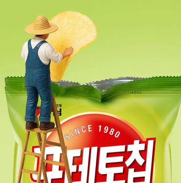 [Nongshim] Potato Chip Original 60g 농심 포테토칩 오리지널 60g