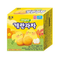 Haitai Egg Biscuit 45g: Light & Sweet Korean Snack 45g/해태 계란 과자 45g