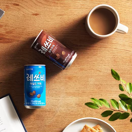 [Lotte] Let's Be Mocha Latte Coffee Drink 180ml / 롯데 레쓰비 모카라떼 180ml