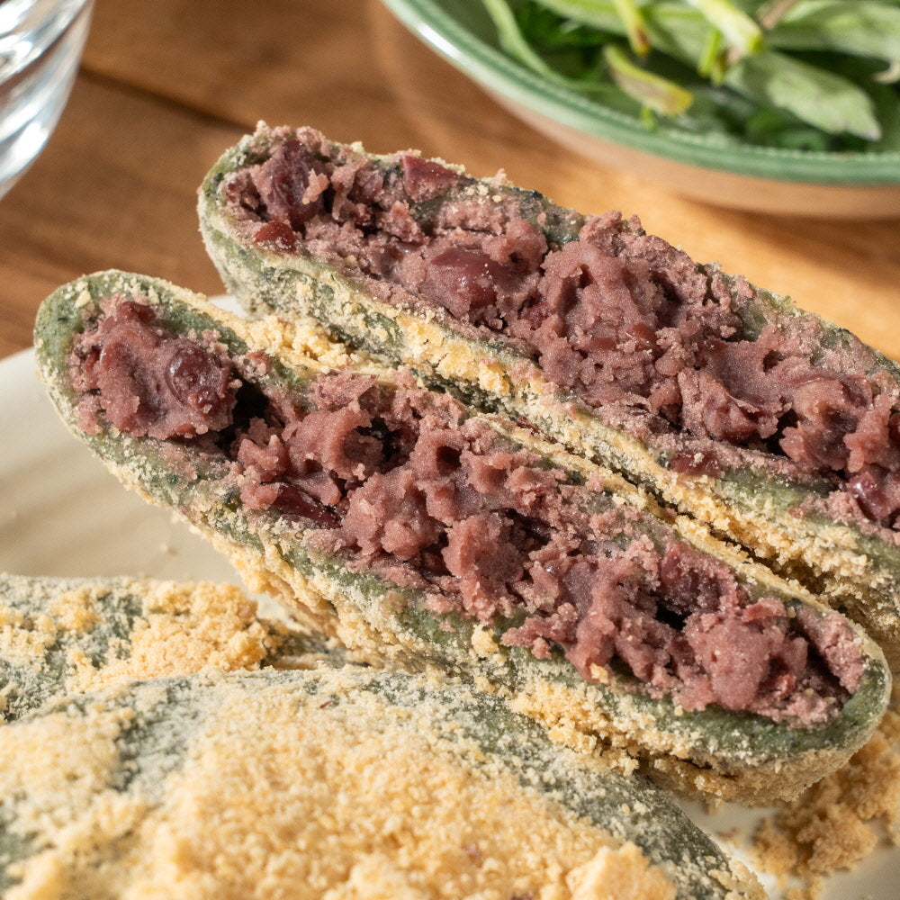 [KONG]Hulled Red Bean Mugwort Rice Cake 200g 콩사랑 팥쑥 인절미 200g