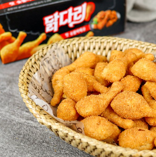 [Nongshim]Chicken Leg Chip Hot BBQ 66g 농심 닭다리 핫숯불바베 66g
