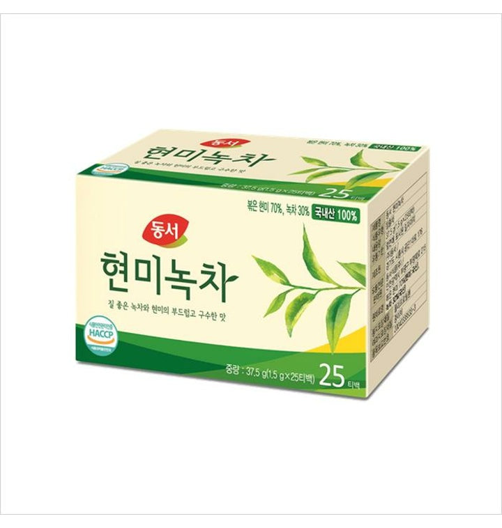 Dongsuh Brown Rice Green Tea 30g(1.2g x 25 teabags)동서 현미녹차 30g(1.2gx25티백)