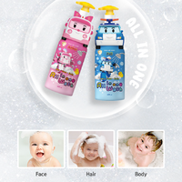 [AGA-AE]Robocar Poli Kids All-in-One Wash 400g 아가애 로보카폴리 키즈 올린원 워시 400g