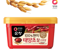 CJW Brown rice red pepper paste 1kg/청정원 현미 태양초 찰고추장 1KG