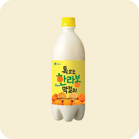[Woorisul] Jeju Hallabong Makgeolli Rice Wine 750ml(Alc 6%) / 우리술 톡쏘는 한라봉 막걸리 750ml(Alc 6%)