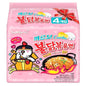 Samyang Carbonara Buldak Stir-Fried Noodle pack 130gx4ea/삼양 까르보나라 불닭 볶음면 130gx4개입