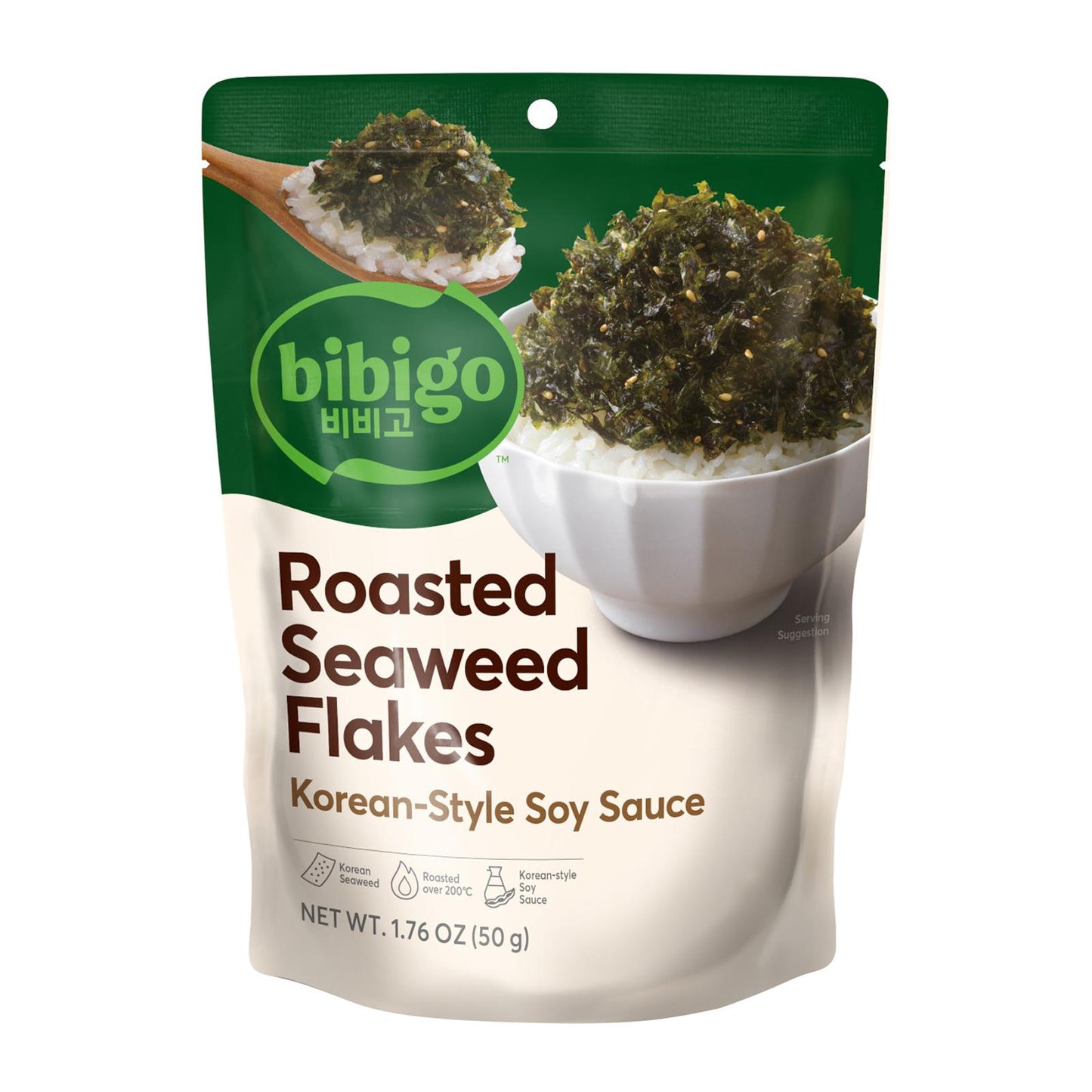 [CJ] Bibigo Roasted & Seasoned Seaweed Korean-Style Soy Sauce Flavour 50g / Cj 비비고 한식간장 김자반 50g