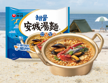 [Nongshim] Seafood Anseongtangmyeon 112gx5ea(1pack)/농심 해물 안성탕면 112gx5개입(1팩)