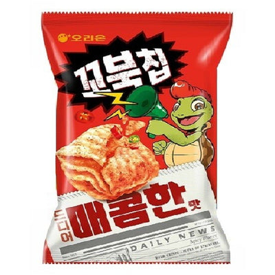 Orion Turtle Potato Spicy Flavored Chips 80g/오리온 꼬북칩 매콤한맛 80g