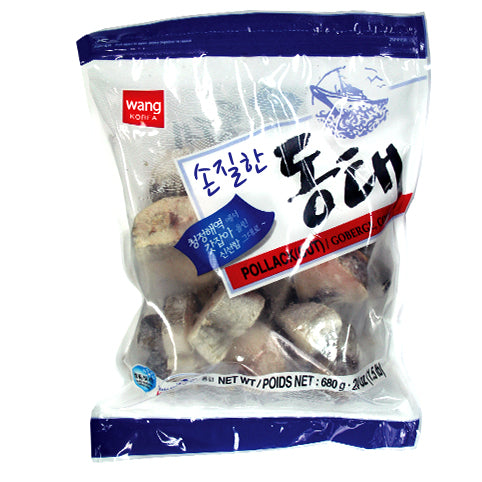 [Wang] Frozen Pollack(Cut) 680g 손질한 동태680g