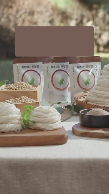 [Bundle of 10] [Haechomiin] Tofu Noodles with Bibim Sauce/Soba Sauce / 27kcal Low-Calories Vegan