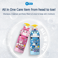 [AGA-AE]Robocar Poli Kids All-in-One Wash 400g 아가애 로보카폴리 키즈 올린원 워시 400g