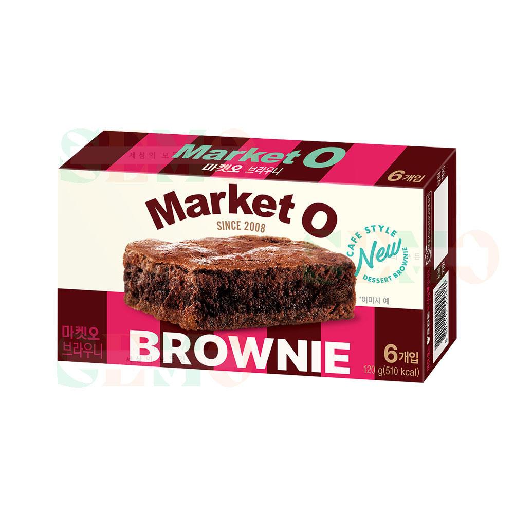 [Orion] Market O Brownie 120g / 오리온 마켓 카페 스타일 브라우니 120g
