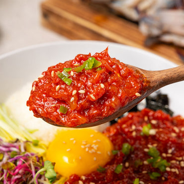 [Ohganae] Boneless Spicy Sauce Marinated Crab 200g/명인 오가네 순살 양념 게장 200g