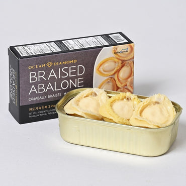 [JS KOREA] Braised Abalone 3 whole abalones 100g / 제이에스코리아 전복 통조림 3미 100g