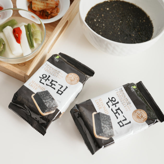 [PuReunJeong] Wando Seasoned Laver 9 Pack 16 Pack / 푸른정 완도 조미김 9봉 16봉