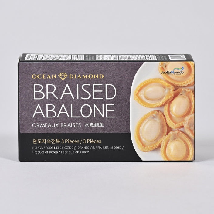 [JS KOREA] Braised Abalone 3 whole abalones 100g / 제이에스코리아 전복 통조림 3미 100g