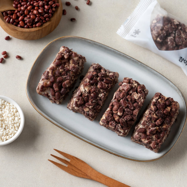 [Yedason Naju] Whole Red bean Chaltteok Rice Cake 500g / 예다손나주 통팥찰떡 500g