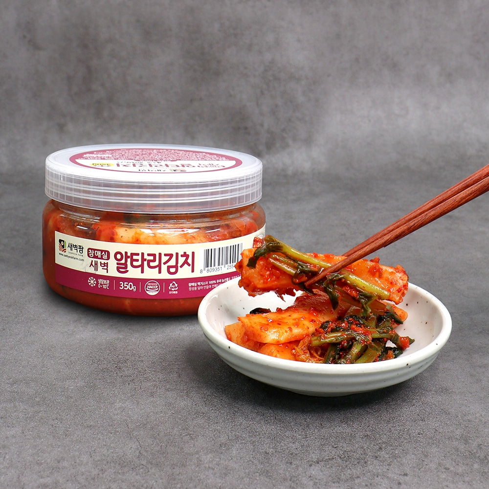 [Saebyeok Farm] Korean Traditional Kimchi Selection – Napa Cabbage / Young Radish / Green Onion / Sliced / Mustard Leaf