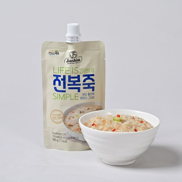 [JS KOREA] Premium Abalone Porridge 160g / 제이에스코리아 진심 전복죽 160g