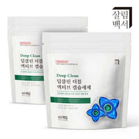 [Sallim Baekseo] Deep Clean Double Active Capsule Detergent 1pack (14g*60pc) 살림백서 딥클린 더블 고농축 캡슐세제 60개입