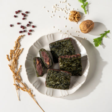 [Yedason Naju] Mugwort Rice Grains Injeolmi Rice Cake 500g / 예다손나주 어린쑥 밥알 인절미 500g