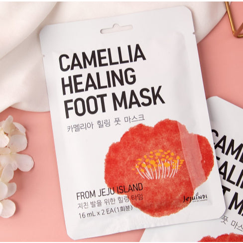 Jeju - Camelia Healing Foot Mask 16ml 제주 카멜리아 힐링 풋 마스크