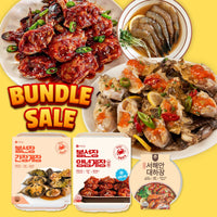 [Bongseonjang] Korean Marinated Crab & Prawn Trio Set (2kg+400g) / 봉선장 국산 간장게장&양념게장&대하장 세트 (2kg+400g)