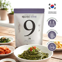 [Bundle of 10][Haechomiin] SEAWEED NOODLES With Soba/Bibim Sauce / 9Kcal Low-Calories Vegan