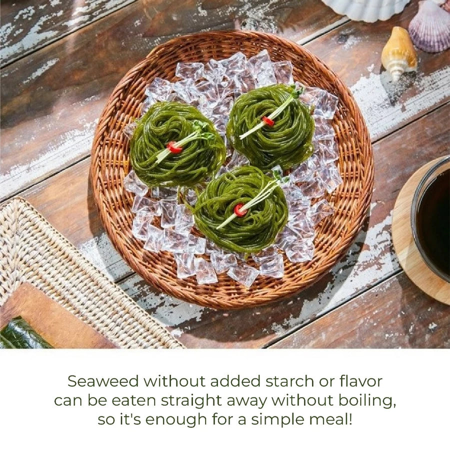 [Bundle of 10][Haechomiin] KELP NOODLES With Bibim/Soba Sauce / 11Kcal Low-Calories Vegan