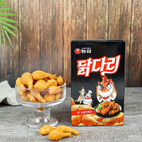 [Nongshim]Chicken Leg Chip Hot BBQ 66g 농심 닭다리 핫숯불바베 66g