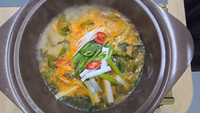 [cook&life] Korean Mallow Leaf Soup with Clams (Auk Haejangguk) 500g 쿡앤라이프 아욱해장 500g