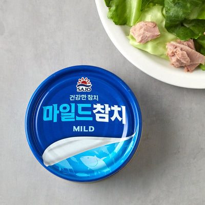 Mild Canned Tuna EASY PEEL 마일드참치 안심따개 100g