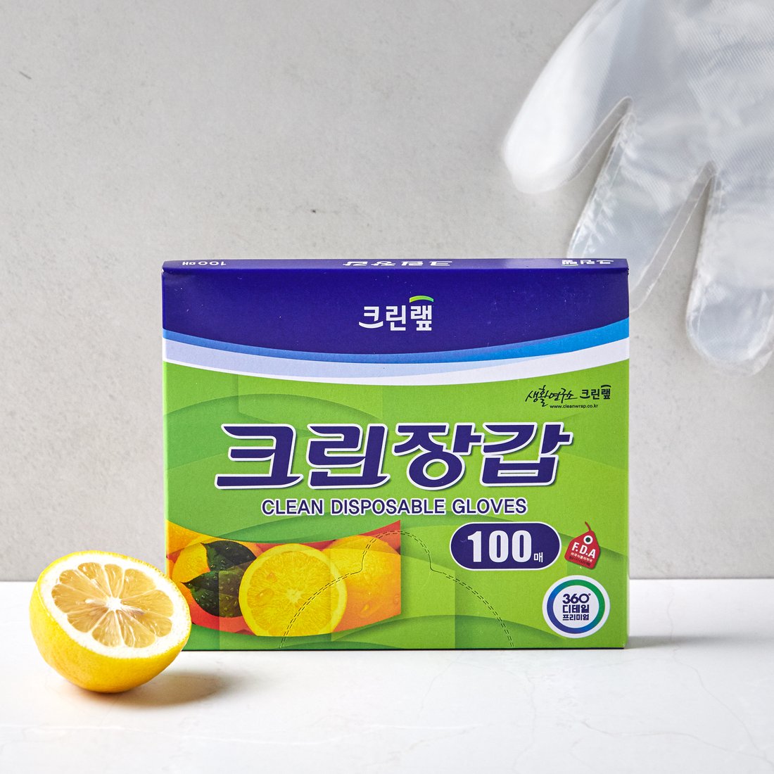 Clean Disposal Gloves 23.5CM*28 크린장갑 100매