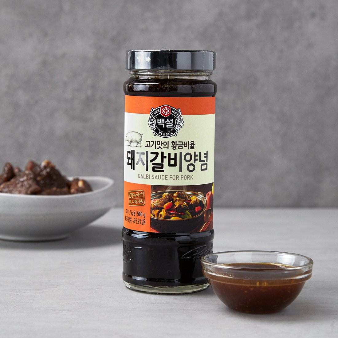 CJW Galbi Sauce & Marinated for Pork Rib 돼지갈비 양념 소스 500g